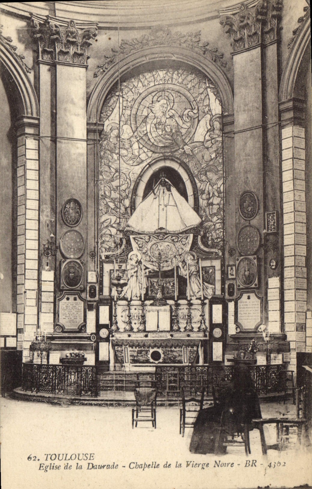 CPA Toulouse Eglise de la Daurade Chapelle de la Vierge Noire 