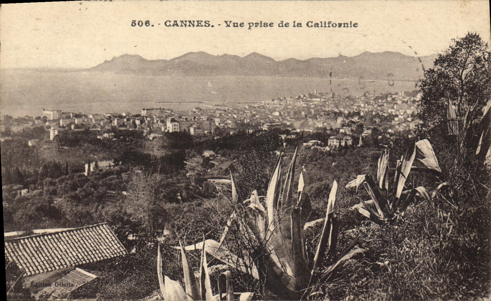 CPA Cannes Vue prise de la Californie 