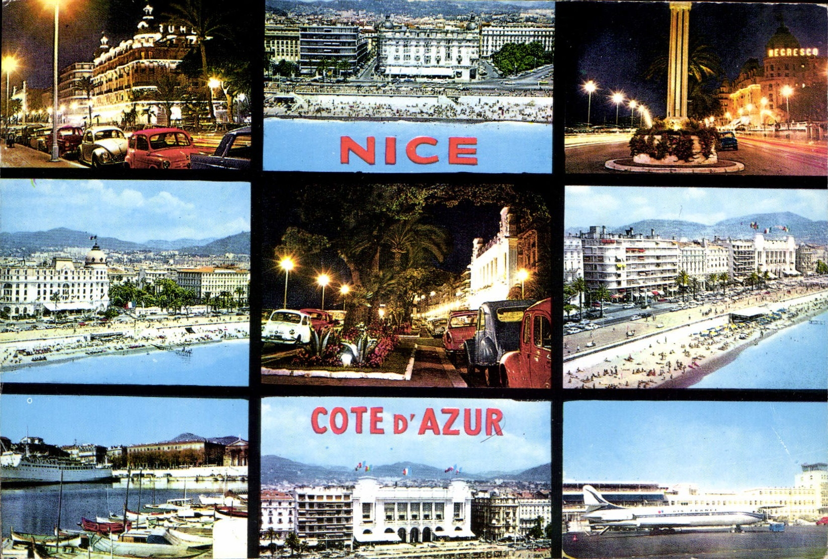 CPA Au Soleil de la Cote d'Azur Nice Cote d'Azur 