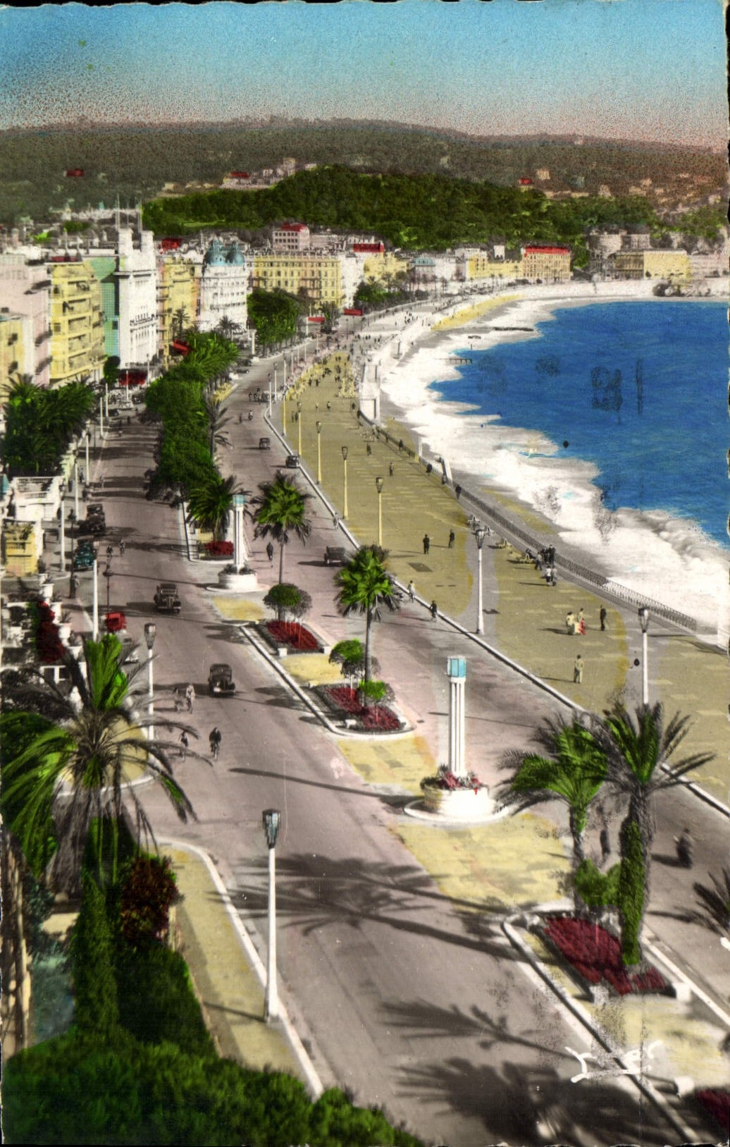 CPA la Cote d'Azur Nice Promenade des Anglais 