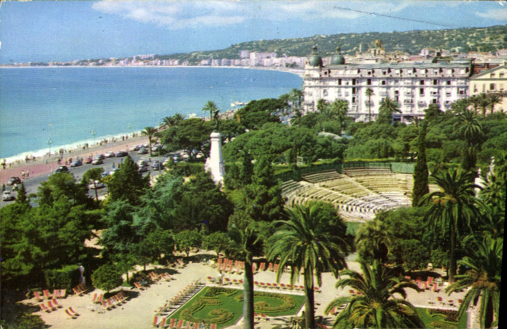 CPA Nice les Jardins Albert I L'Hotel Ruhl