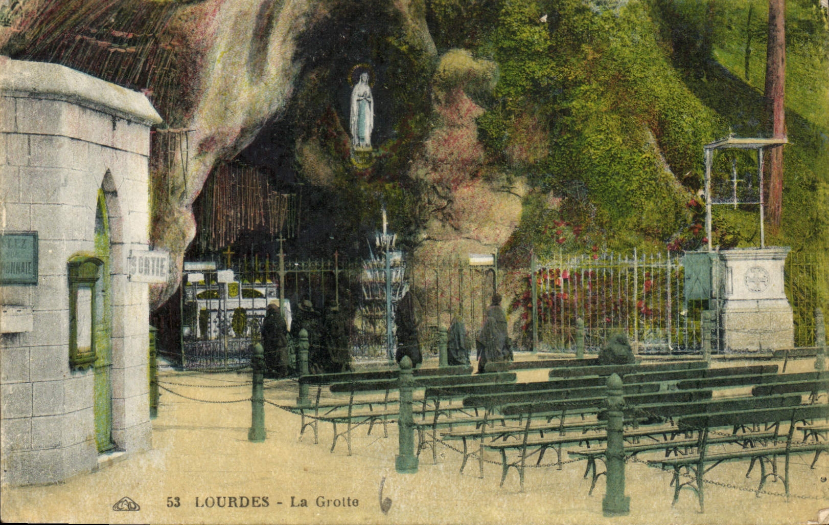 CPA Lourdes la Grotte 