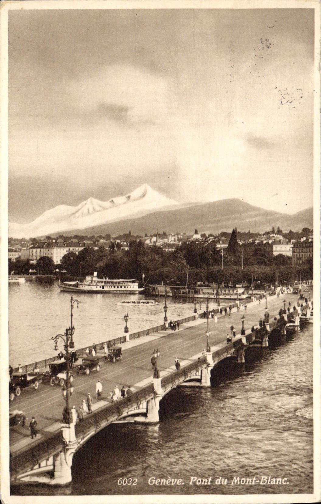CPA Geneve Pont du Mont Blanc 