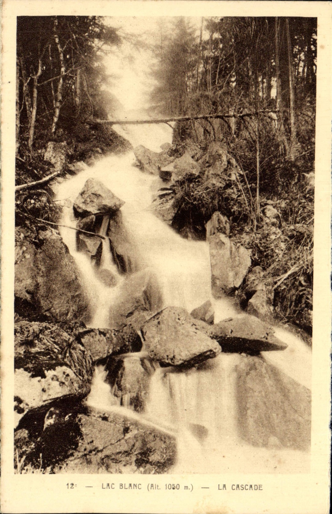 CPA Lac Blanc La Cascade 