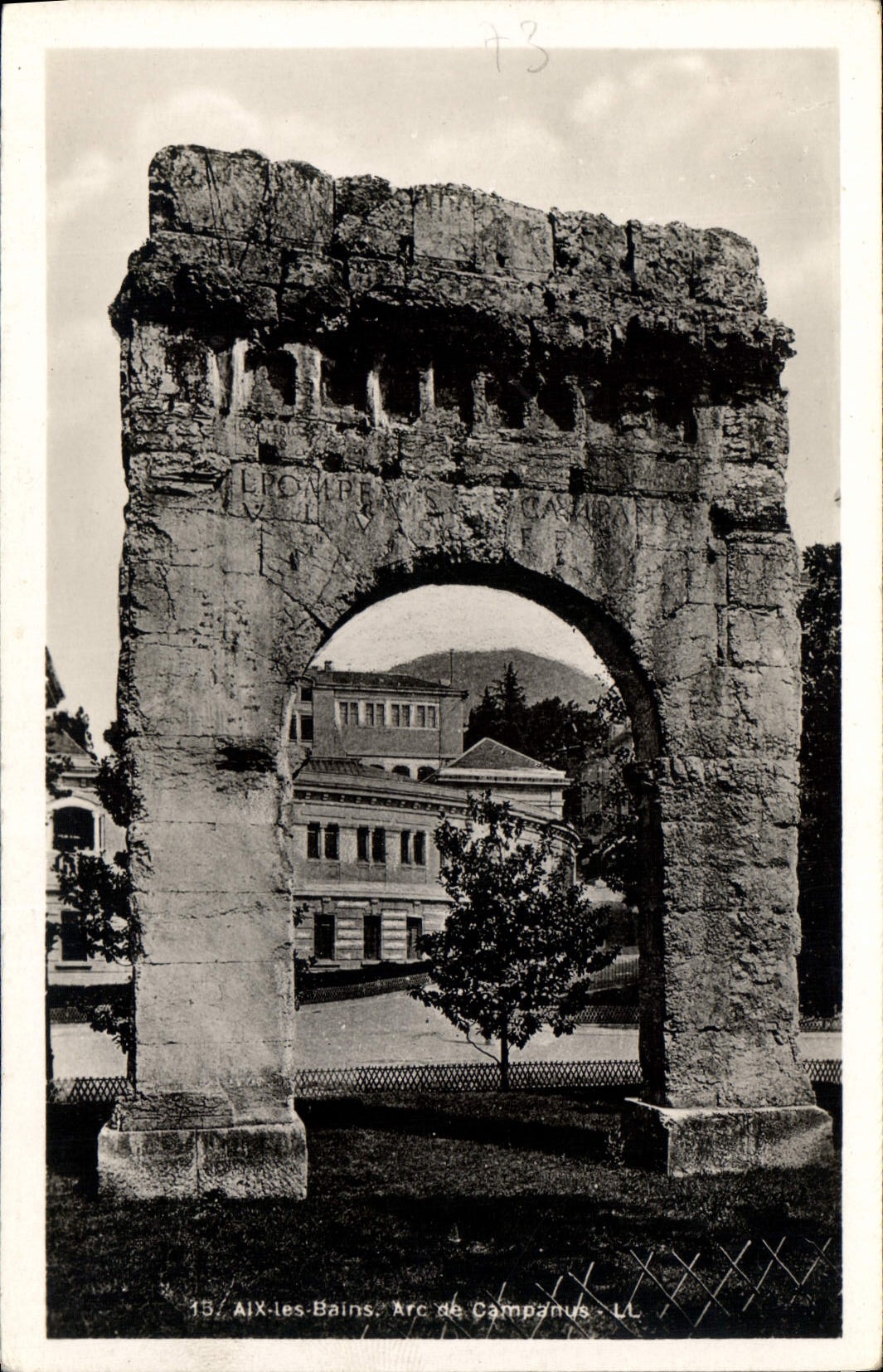 CPA Aix les Bains Arc de Campanus
