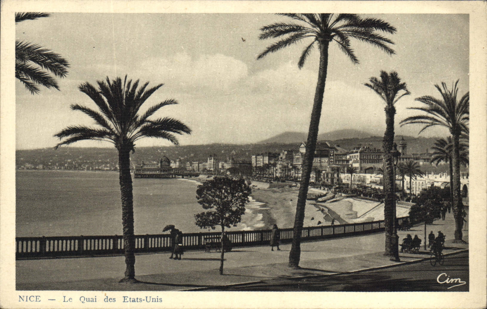 CPA Nice Le Quai des Etats Unis