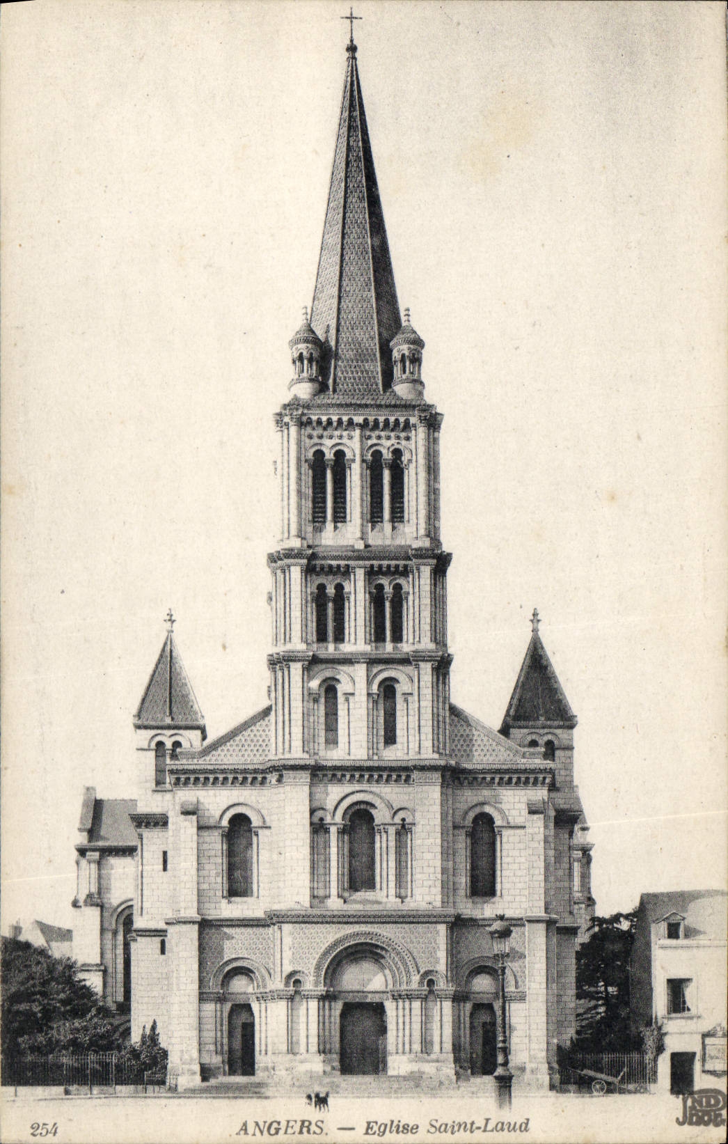 CPA Angers Eglise Saint Laud 