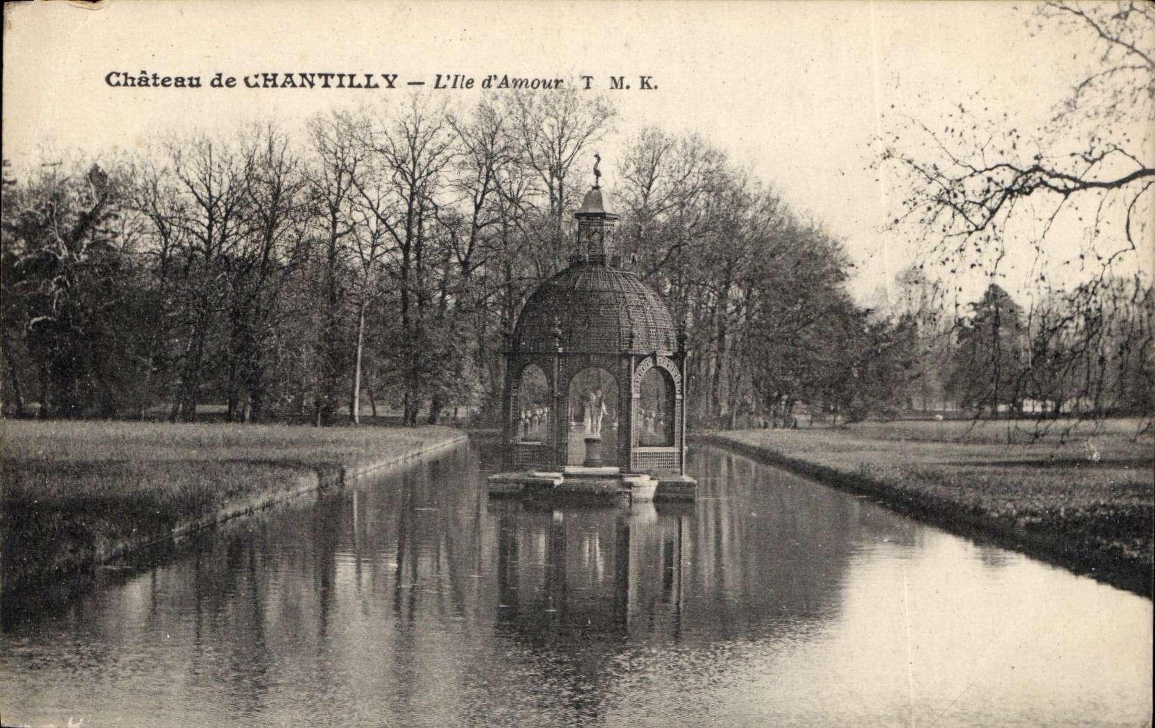 CPA Chateau de Chantilly L'lle d'Amour 