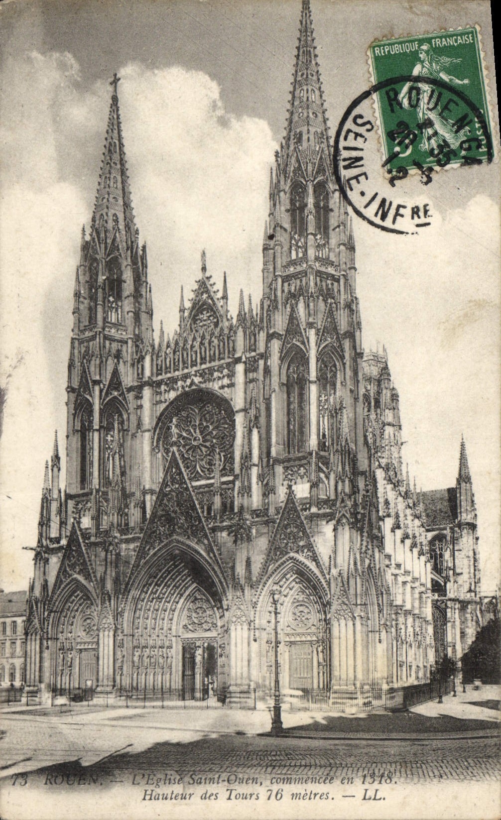 CPA Rouen L'Eglise Saint Ouen 