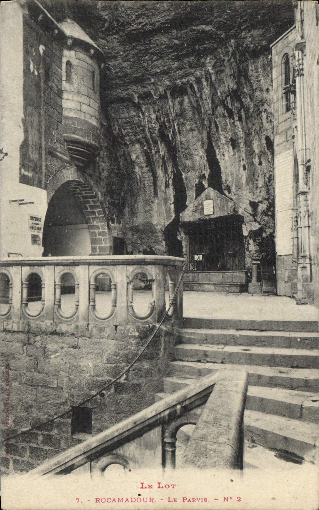 CPA Rocamadour Le Parvis 