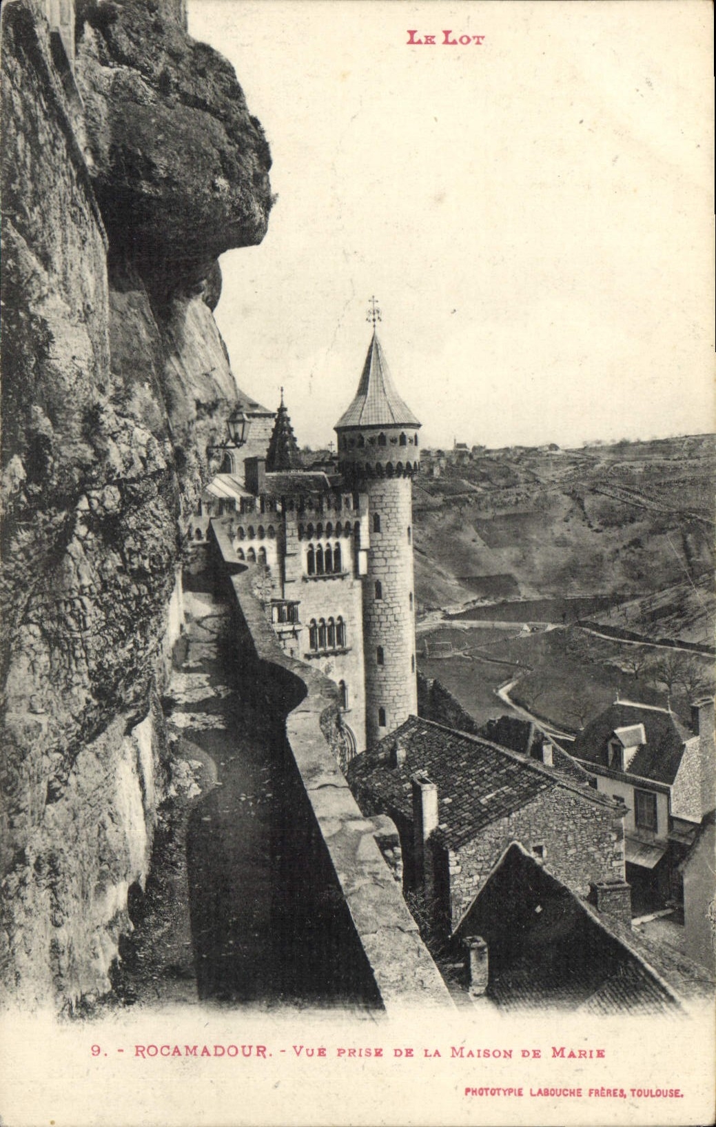 CPA Rocamadour Vue prise de la Maison de Marie