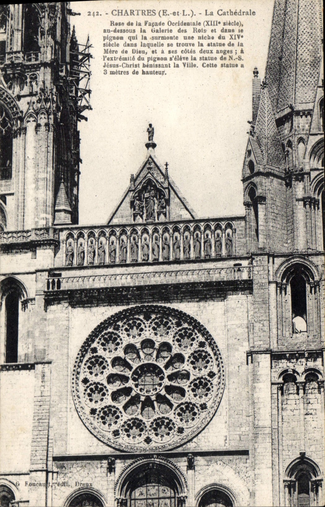 CPA Chartres E et L La Cathedrale 