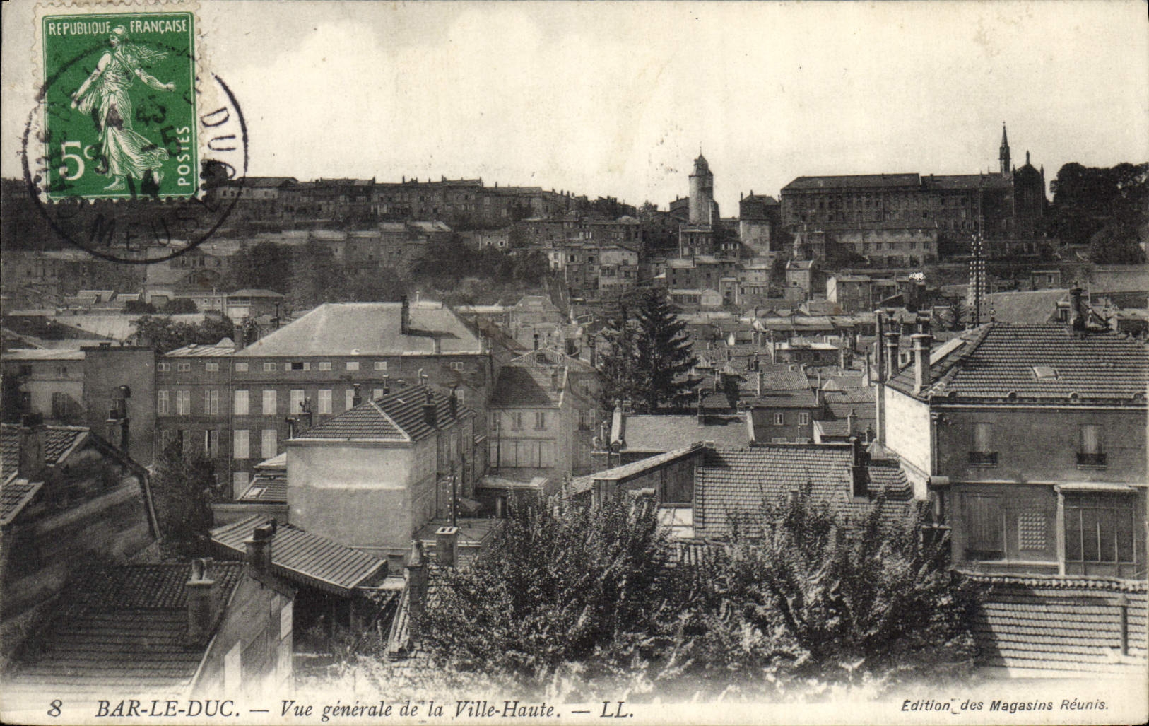 CPA Bar le Duc Vue generale de la Ville Haute