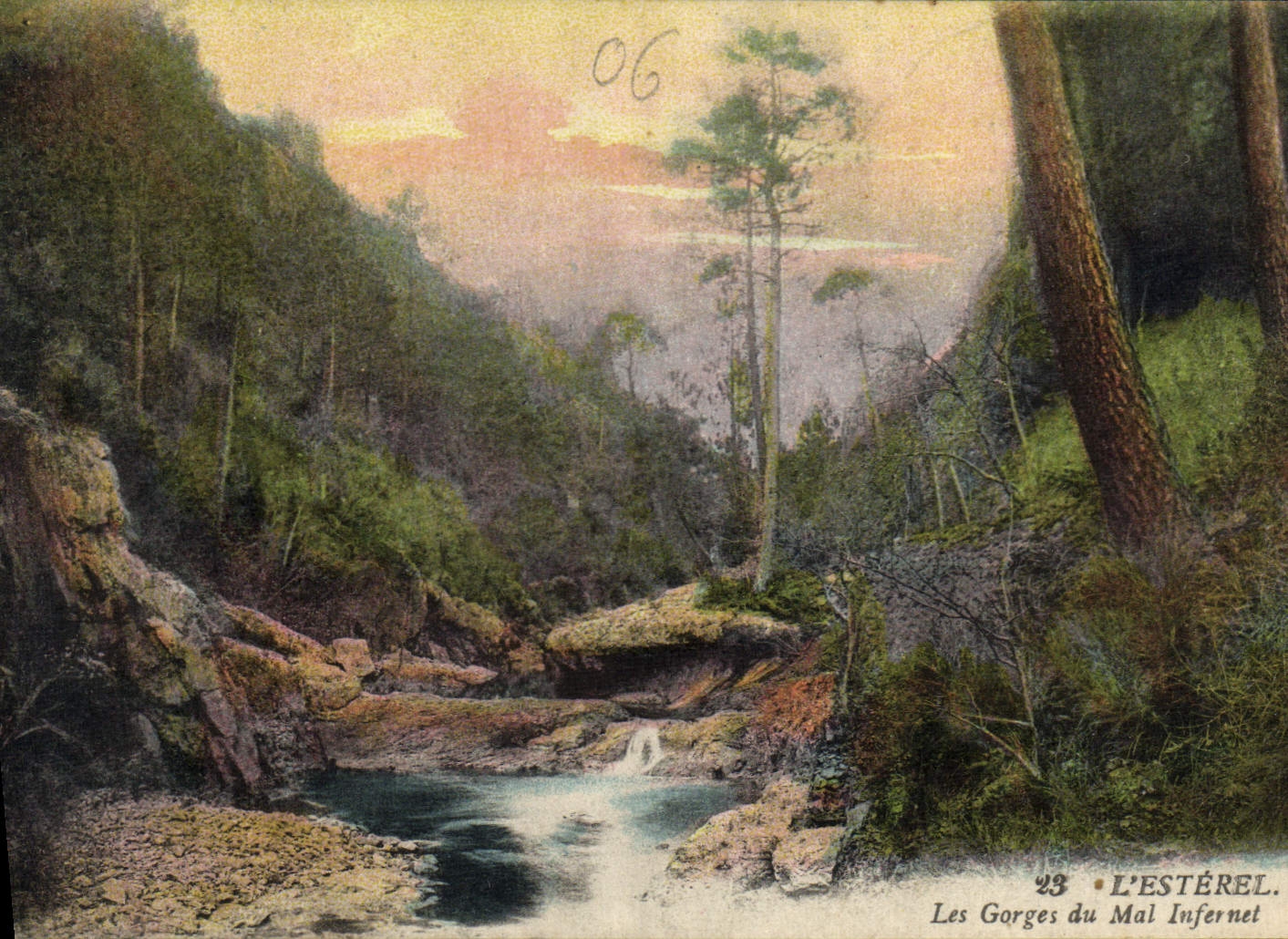 CPA L'Esterel Les Gorges du Mal Infernet 