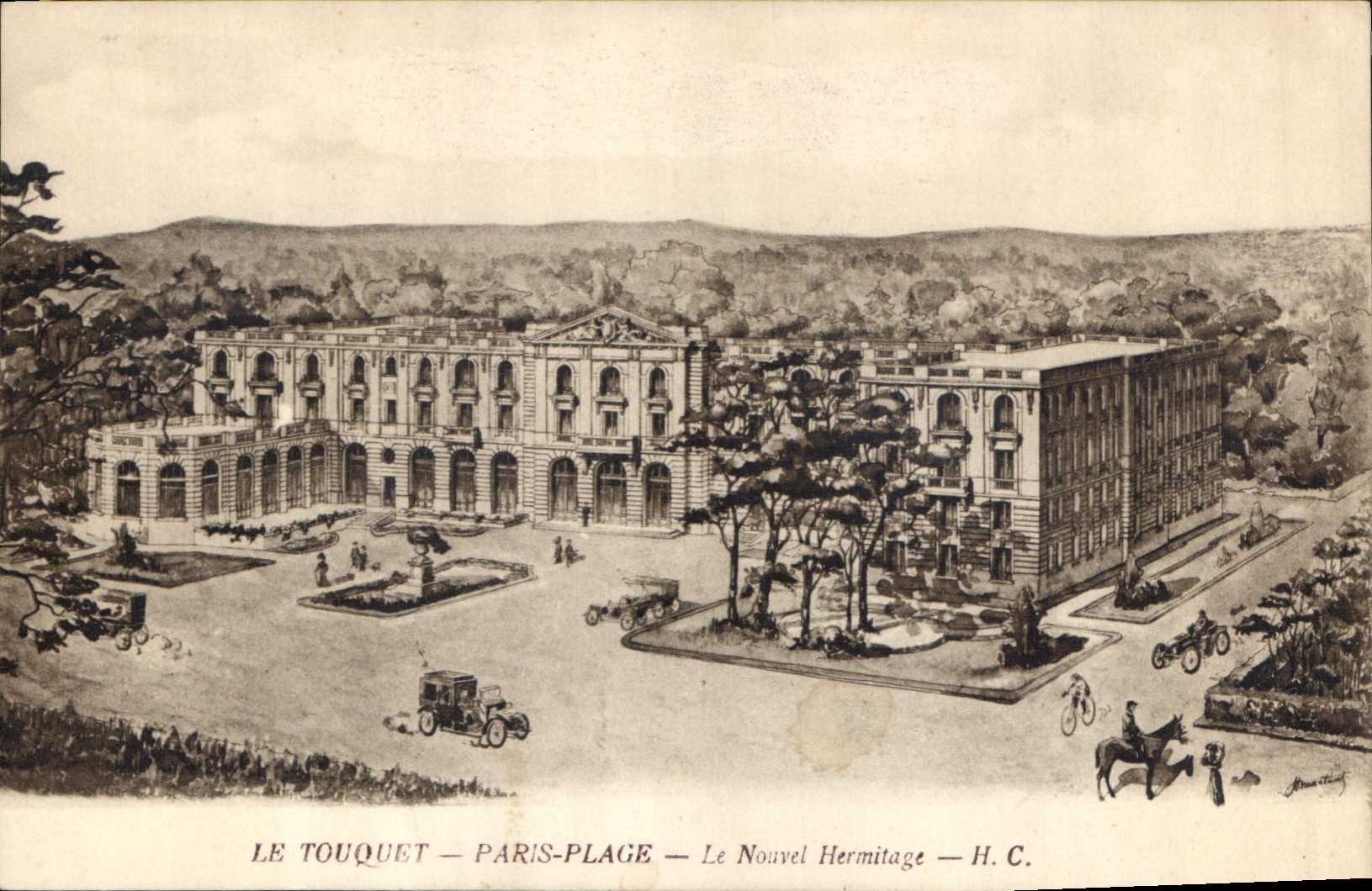 CPA Paris Plage Le Nouvel Hermitage 