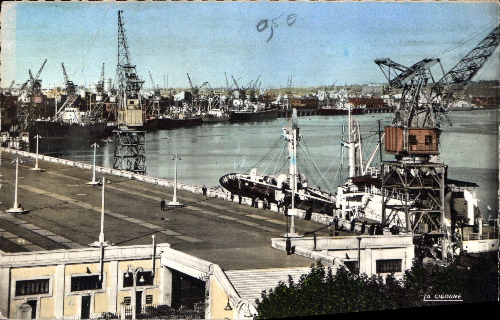 CPA Bordeaux Gironde Le Port Bateau