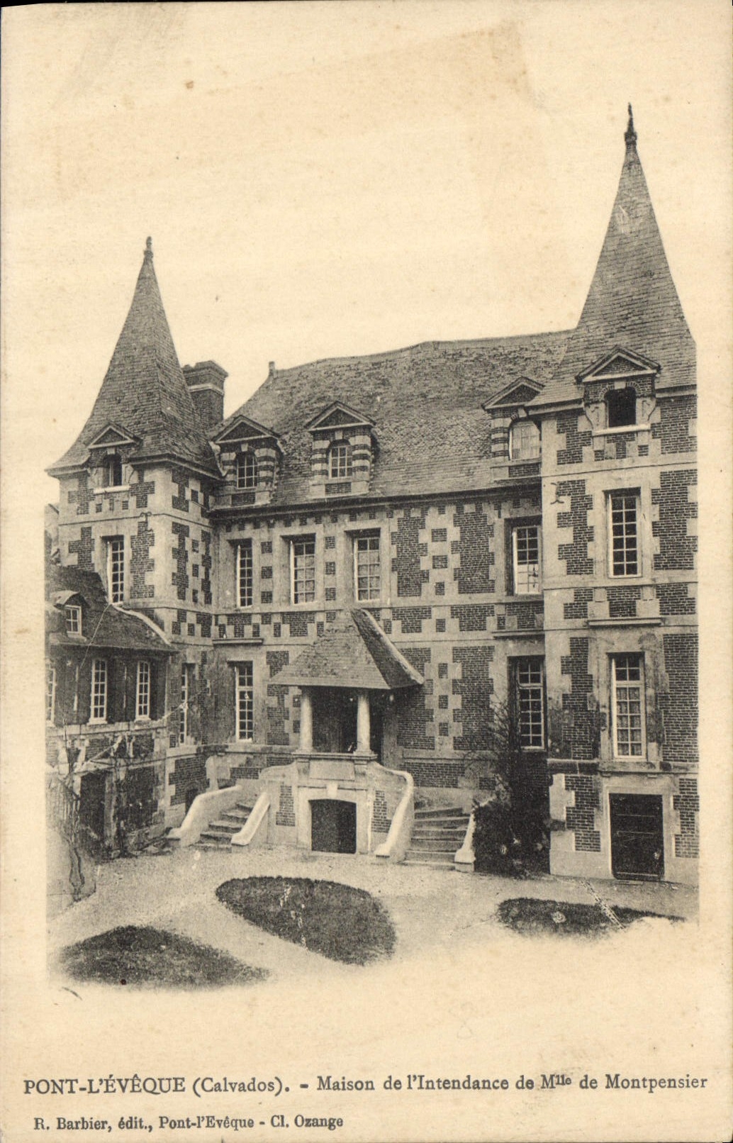 CPA Pont L'Eveque Calvados Maison de l'Intendance de Mme de Montpensier