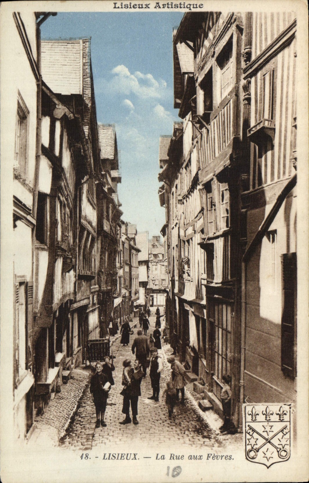 CPA Lisieux La Rue aux Fevres 
