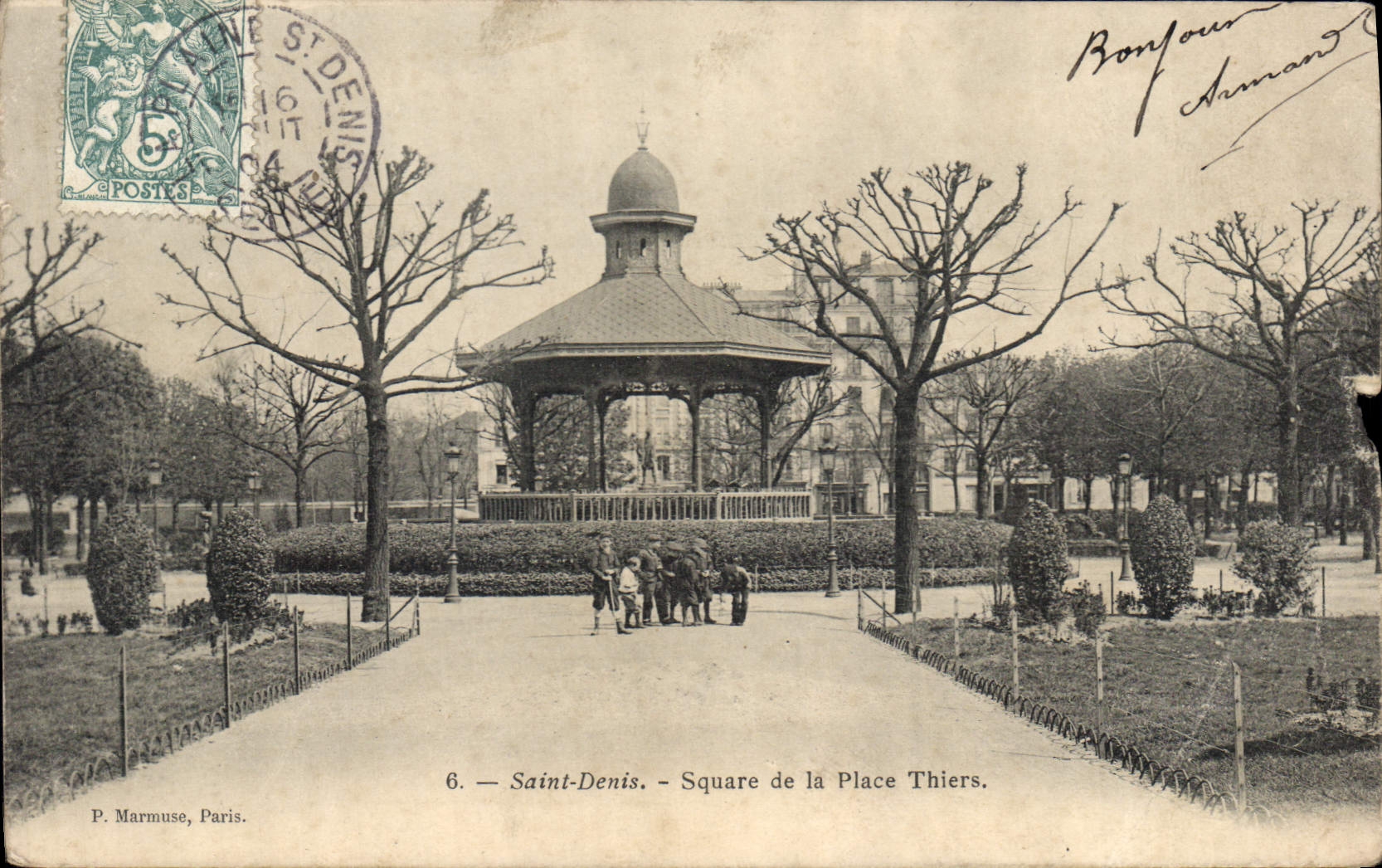 CPA Saint Denis Square de la Place Thiers
