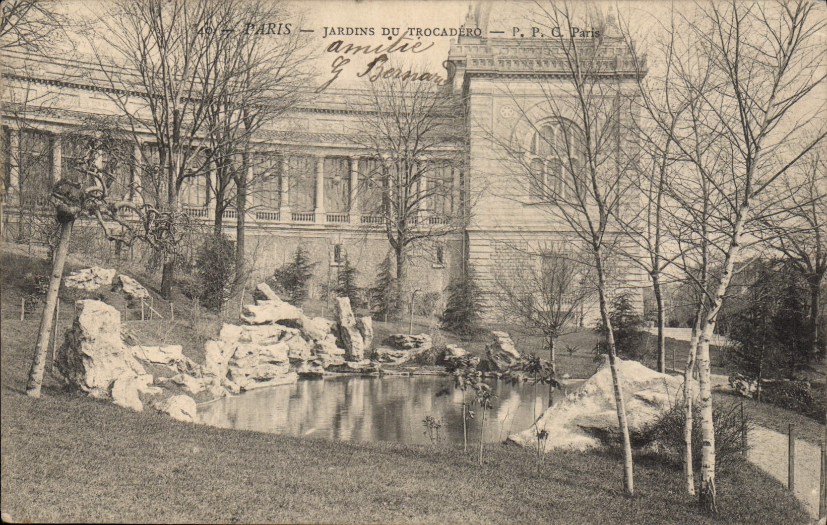 CPA Paris Jardins du Trocadero 