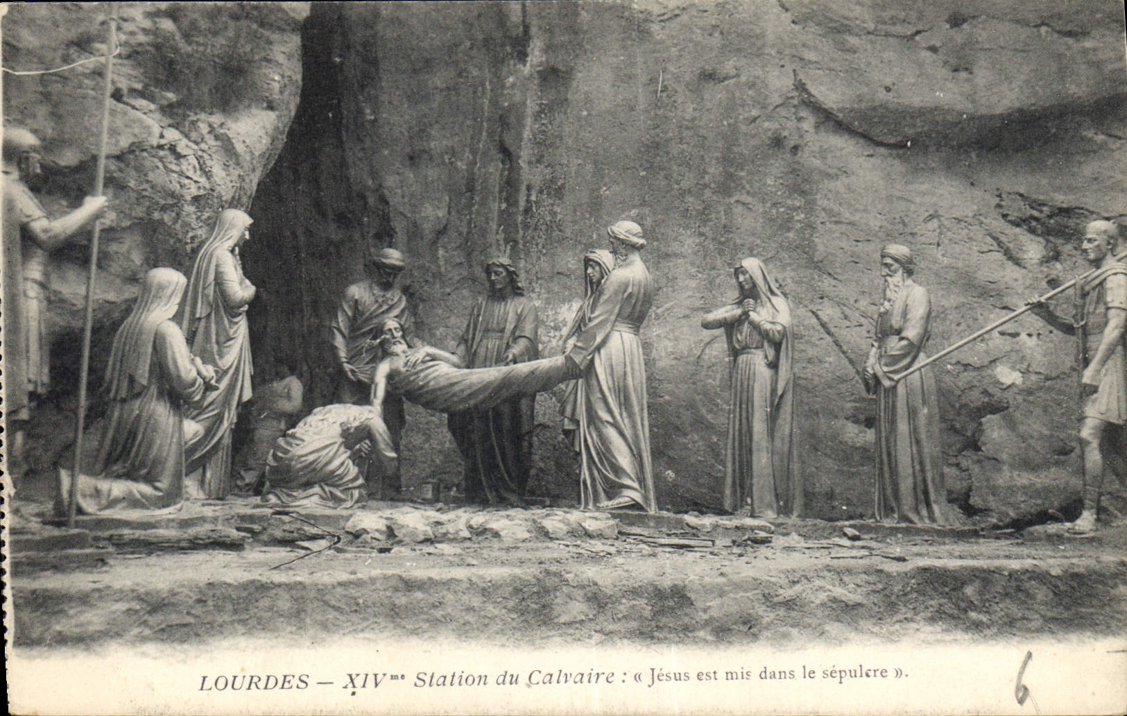 CPA Lourdes XIV Station du Calvaire 