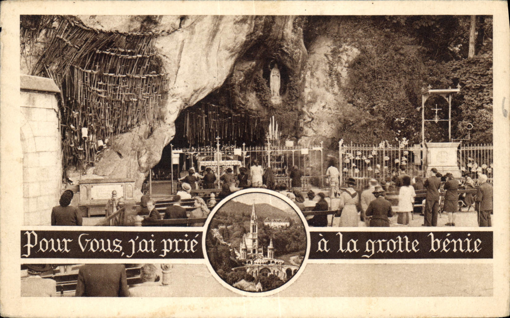 CPA Lourdes La Grotte 