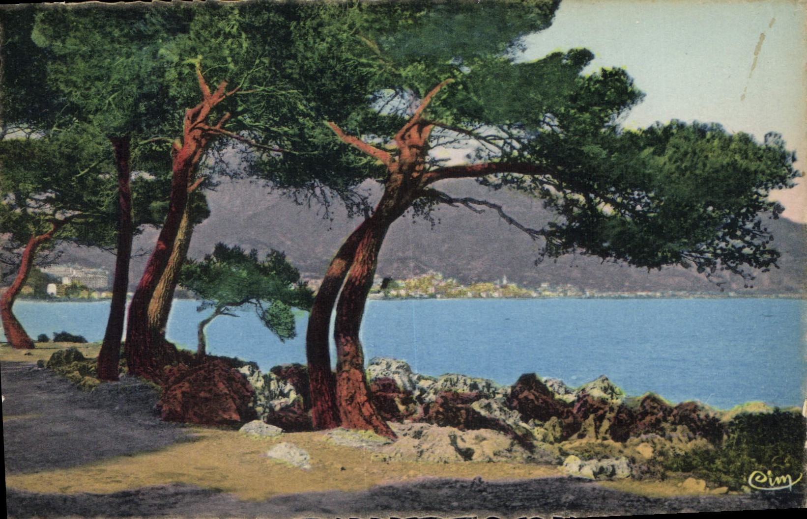 CPA Menton vu du Cap Martin 