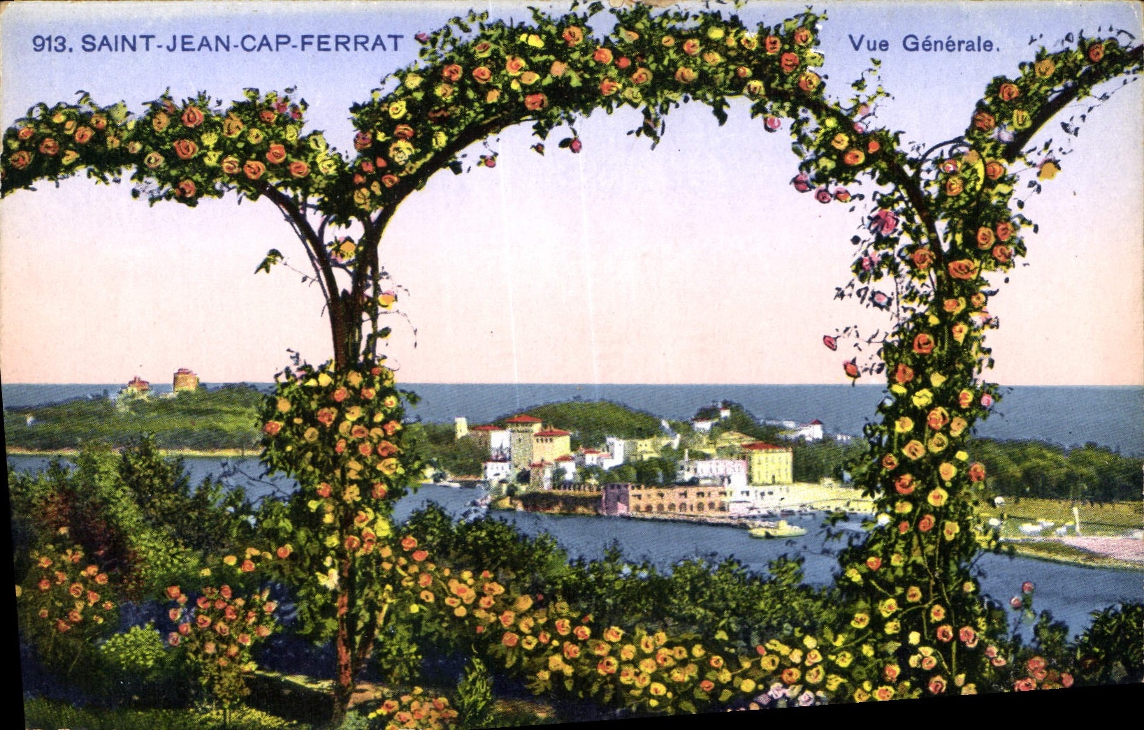 CPA Saint Jean Cap Ferrat Vue Generale 