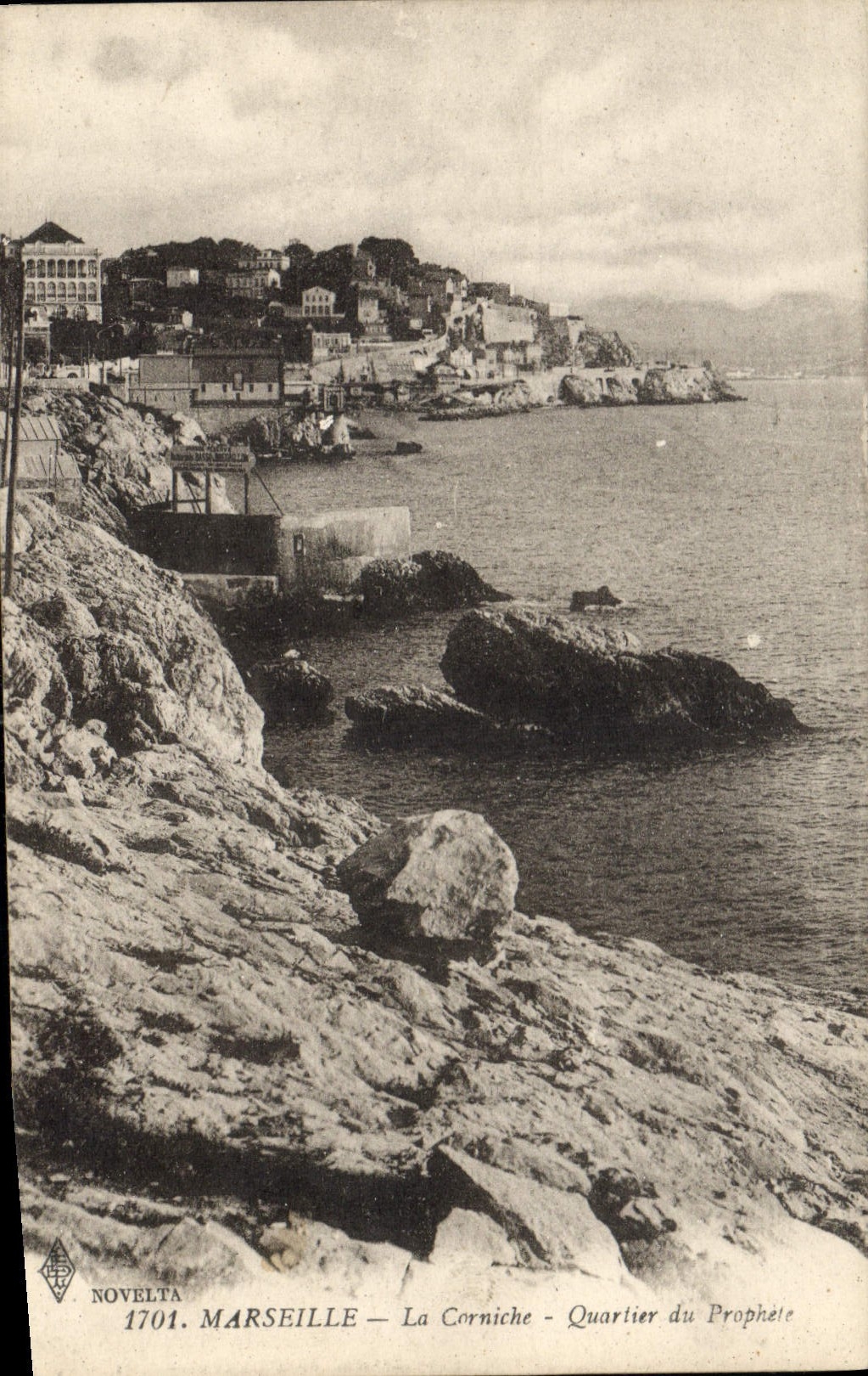 CPA Marseille La Corniche Quartier du Prophete 
