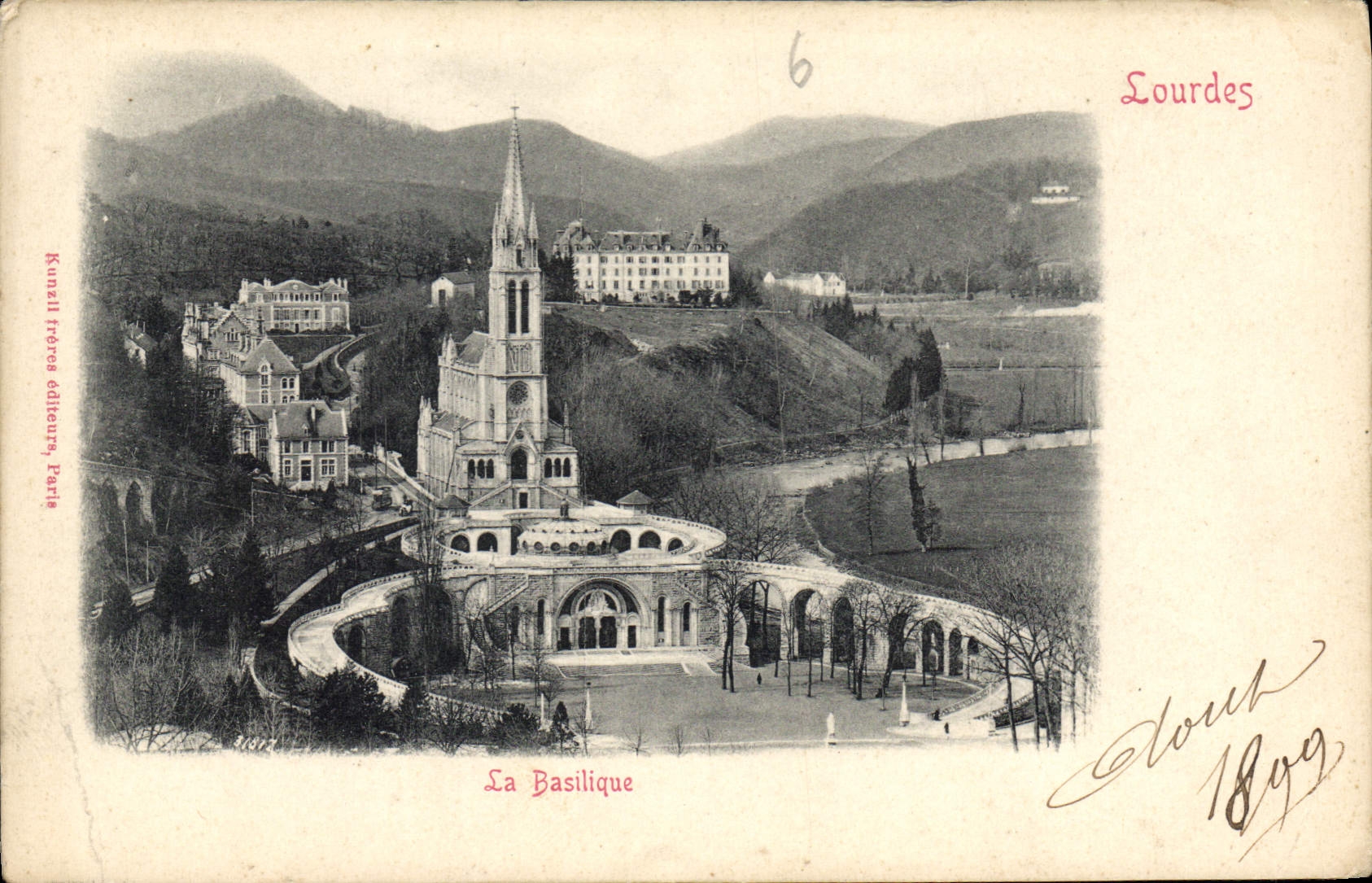 CPA Lourdes La Basilique 