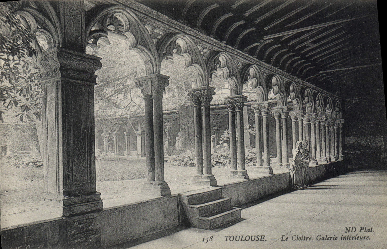 CPA Toulouse Le Cloitre Galerie interieure 