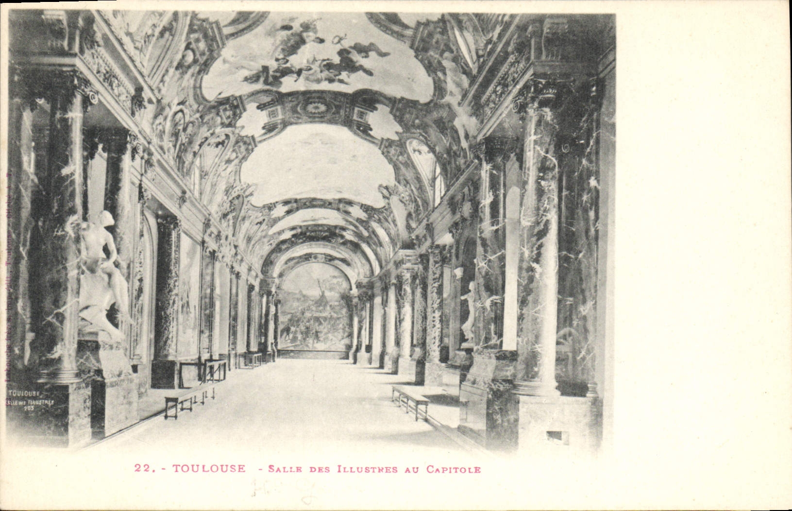 CPA Toulouse Salle des Illustres au Capitole