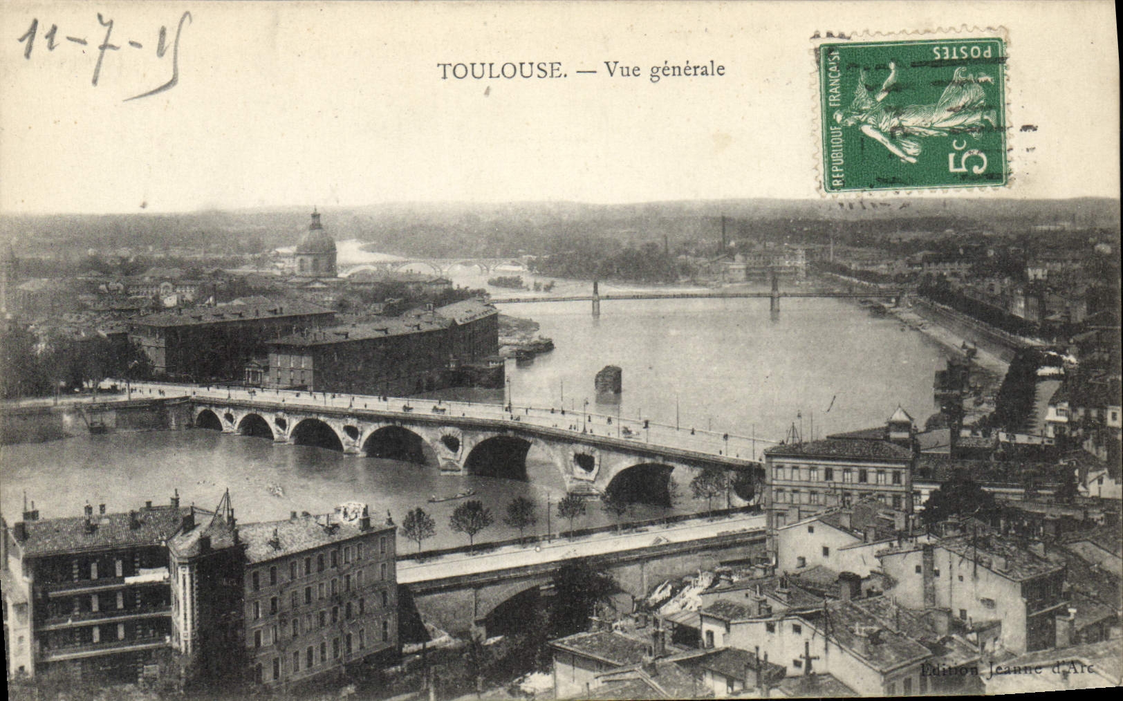 CPA Toulouse Vue generale 