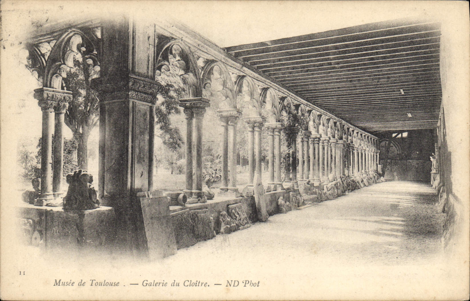 CPA Musee de Toulouse Galerie du Cloitre