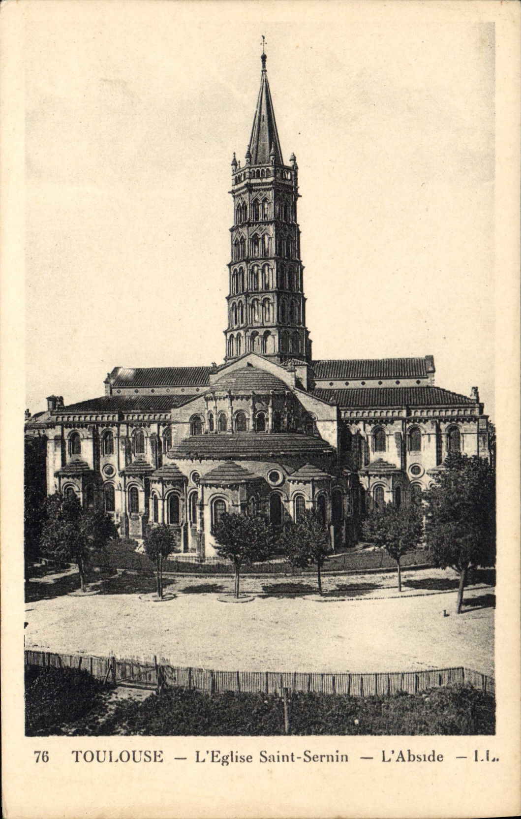 CPA Toulouse L'Eglise Saint Sernin L'Abside 