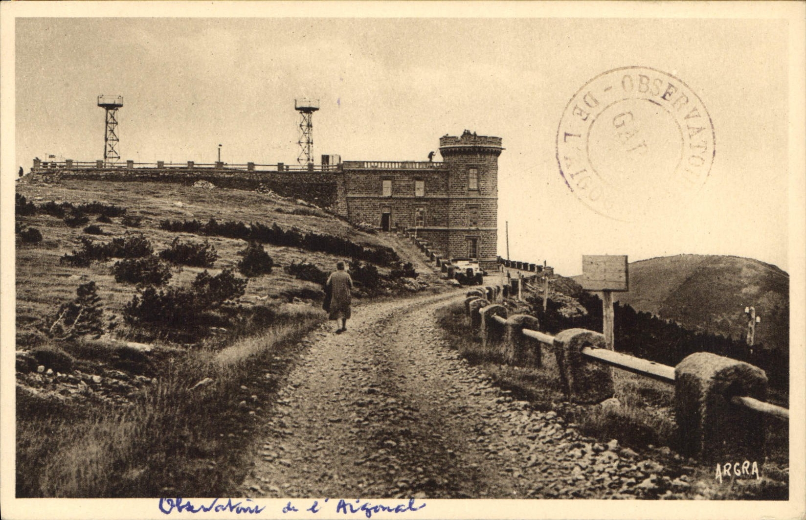 CPA Mont Aigoual L'Observatoire Meteorologique