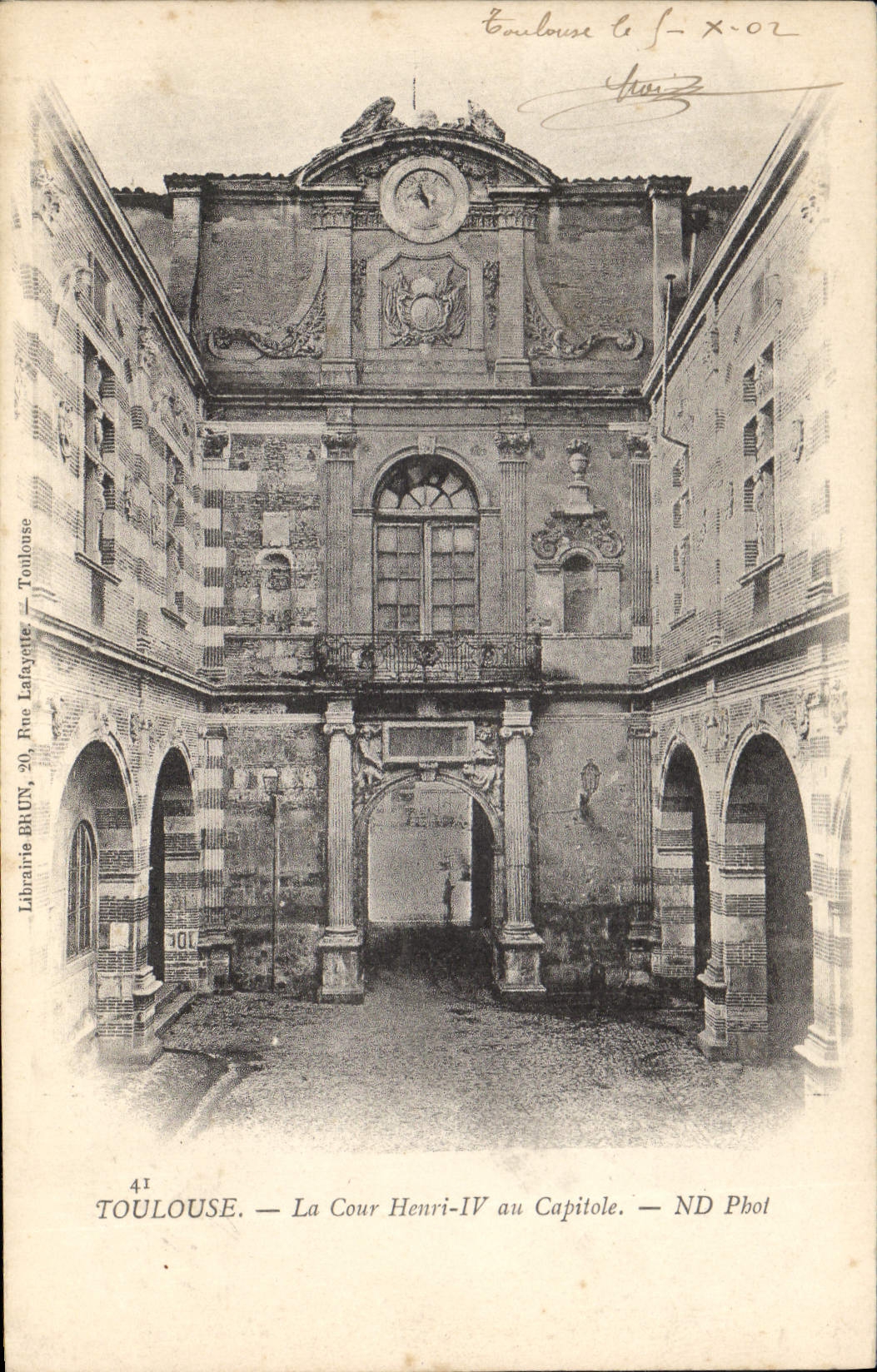 CPA Toulouse La Cour Henri IV au Capitole