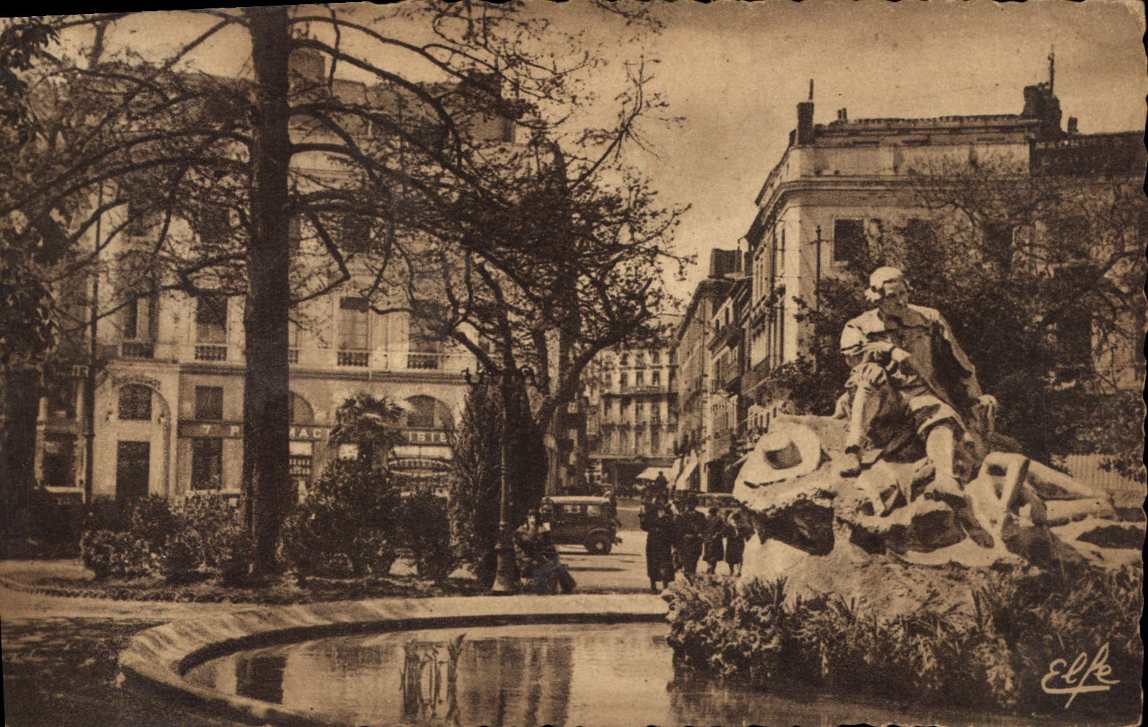 CPA Toulouse Haute Garonne Square Wilson Statue de Goudoull