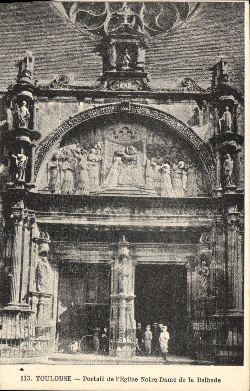CPA Toulouse Portail de l'Eglise Notre Dame de la Dalbade 