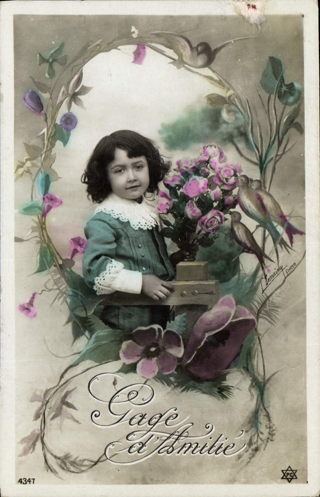 CPA Gage d'Amitie Enfant