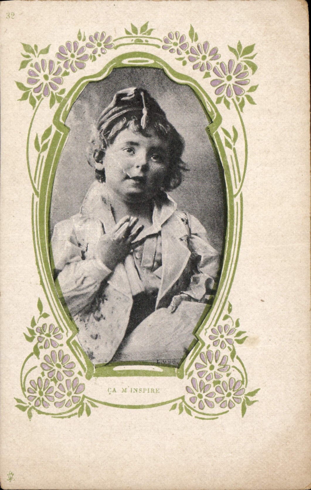 CPA Enfant Ca m'inspire