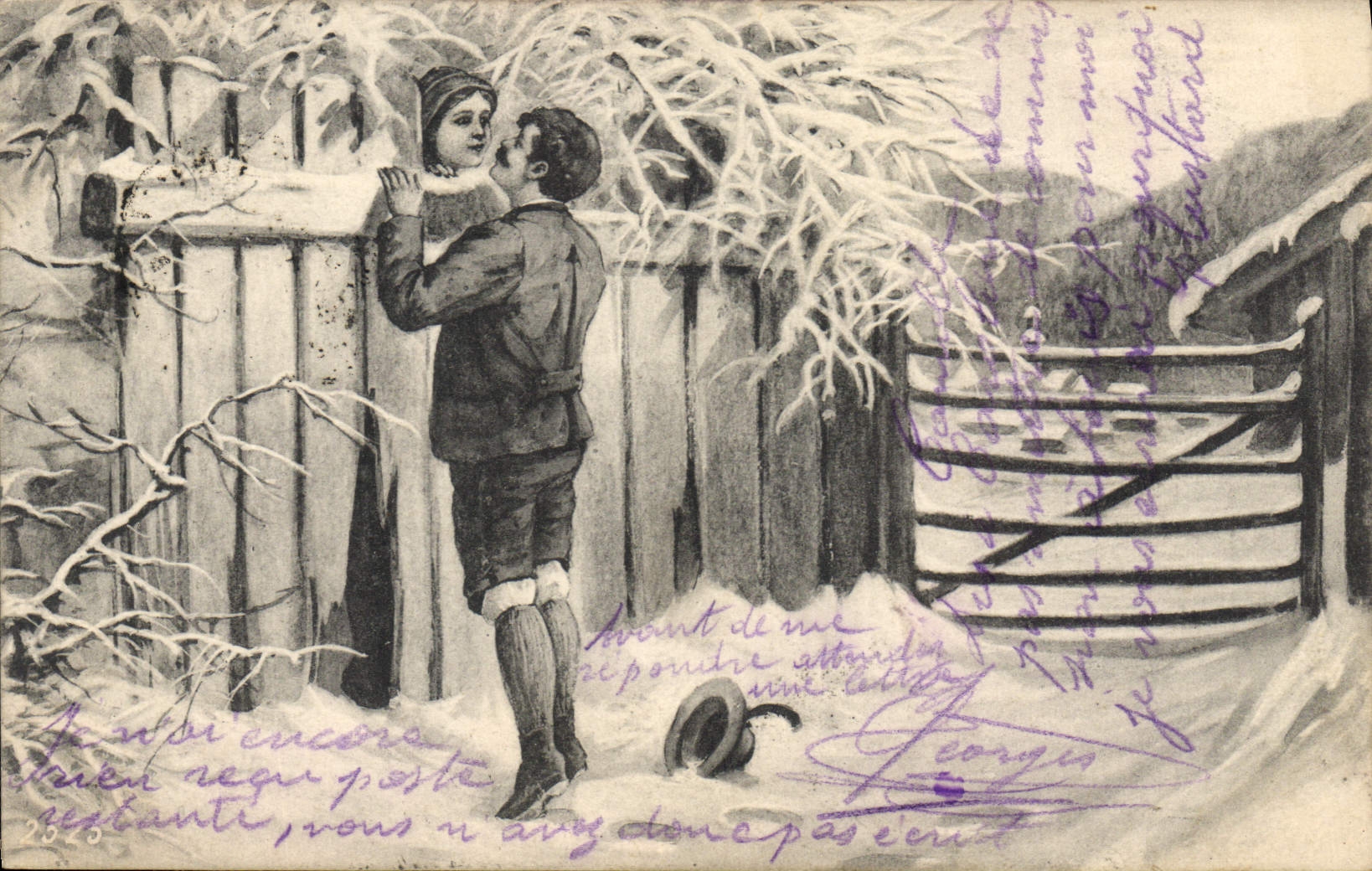 CPA Femme Patins a glace Ange