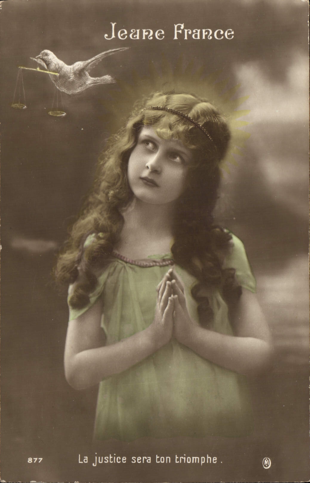 CPA Jeune France Le justice sera ton triomphe Femme