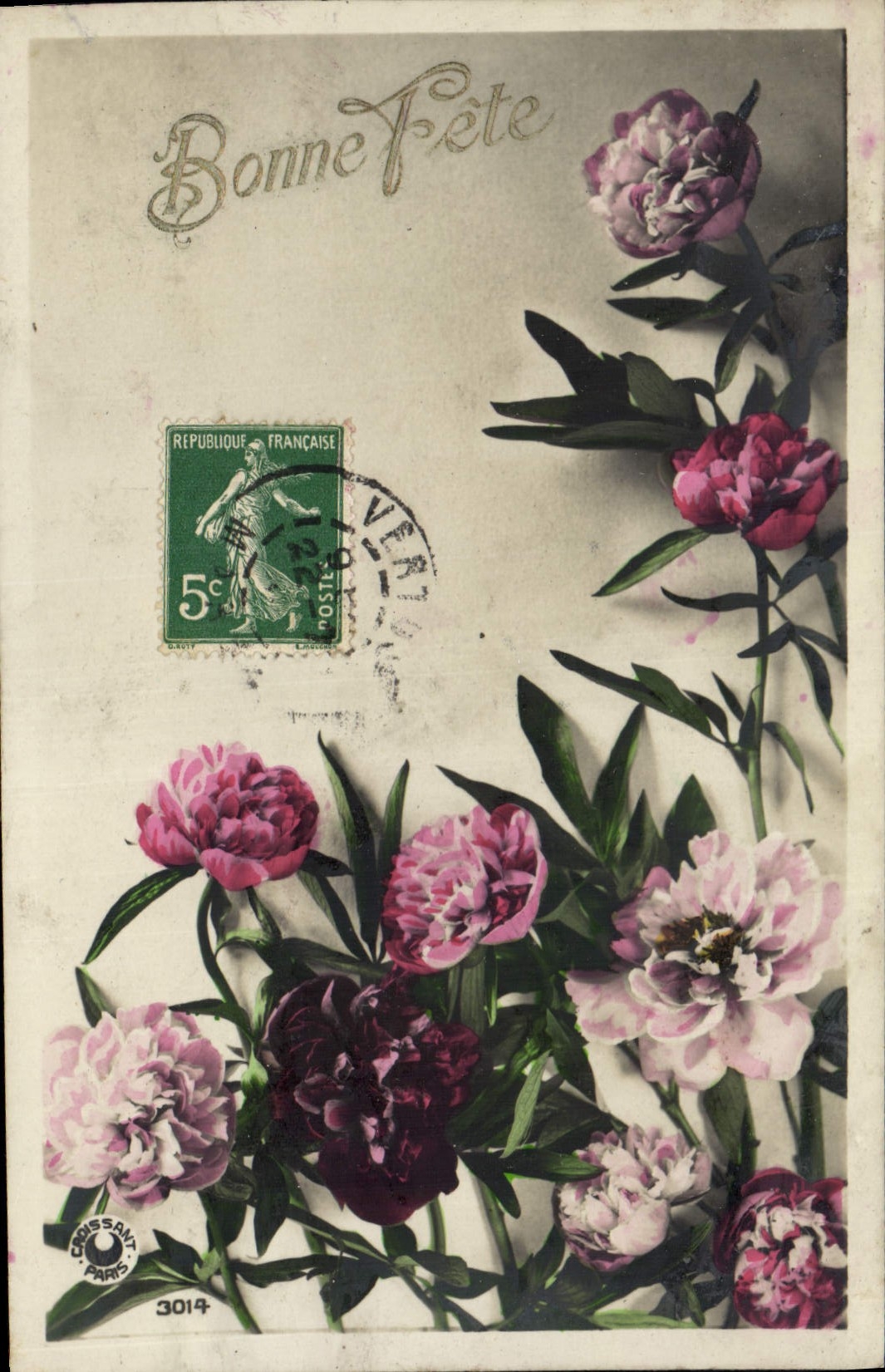 CPA Bonne Fete Fleurs