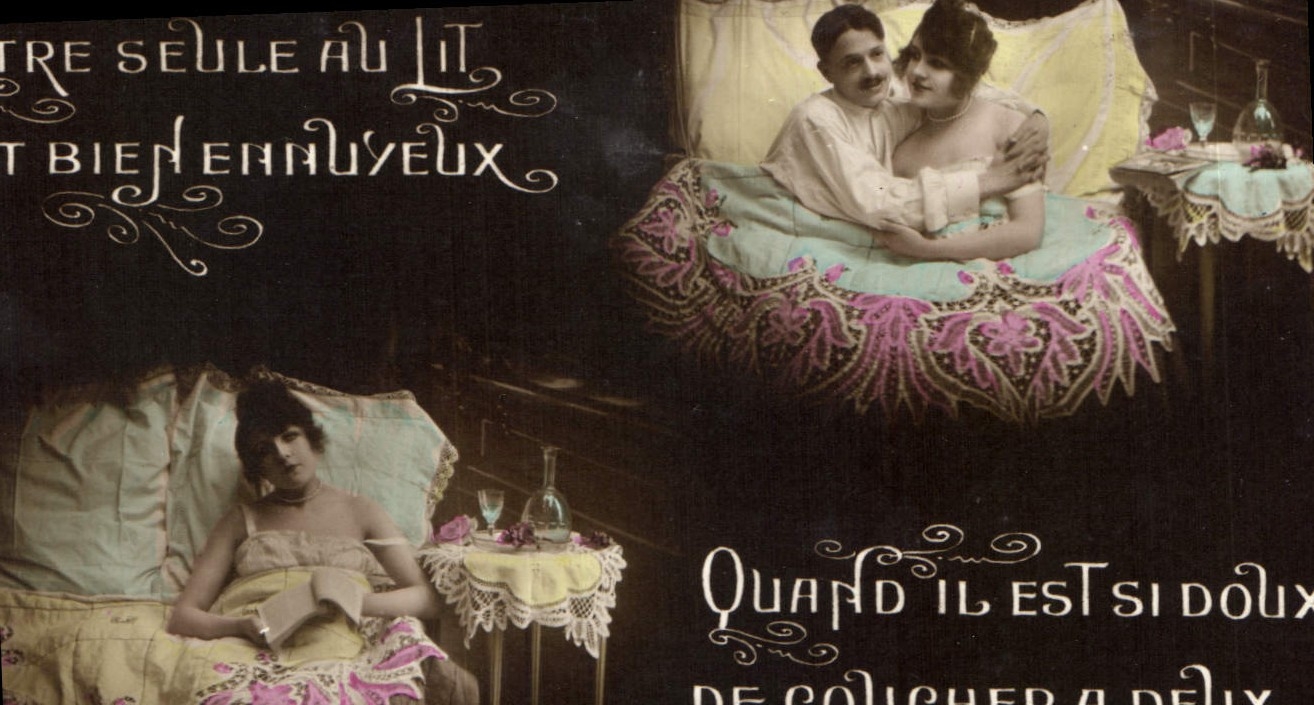 CPA Quand il est si doux Femme