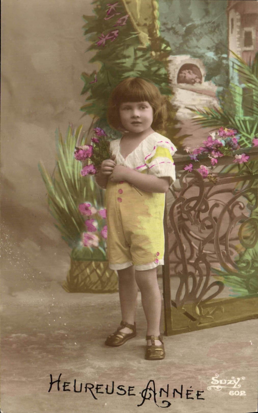 CPA Heureuse Annee Enfant