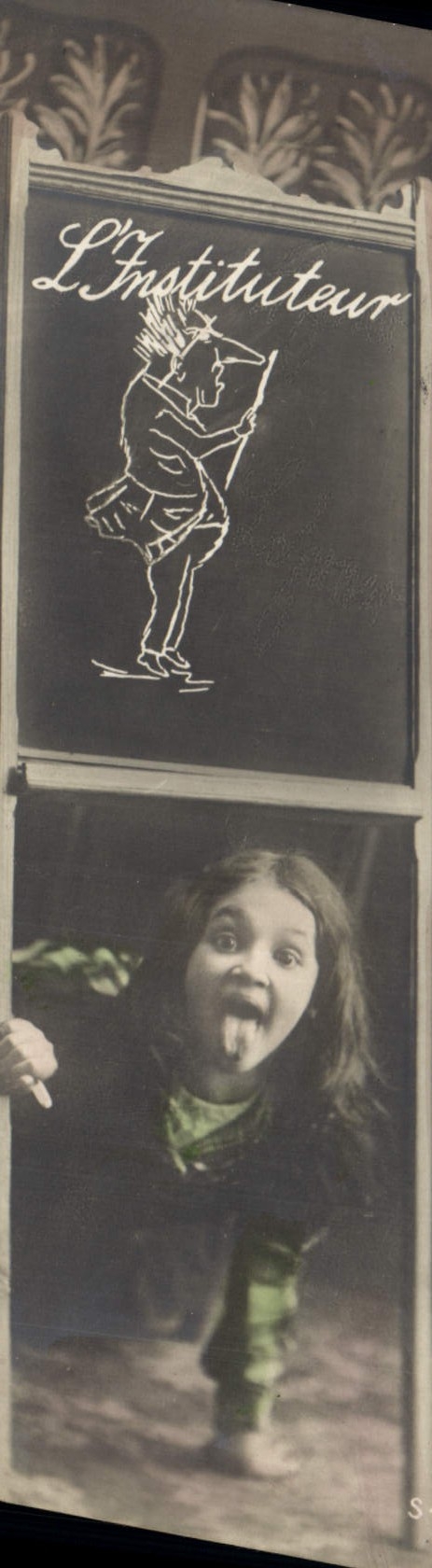 CPA Enfant L'instituteur