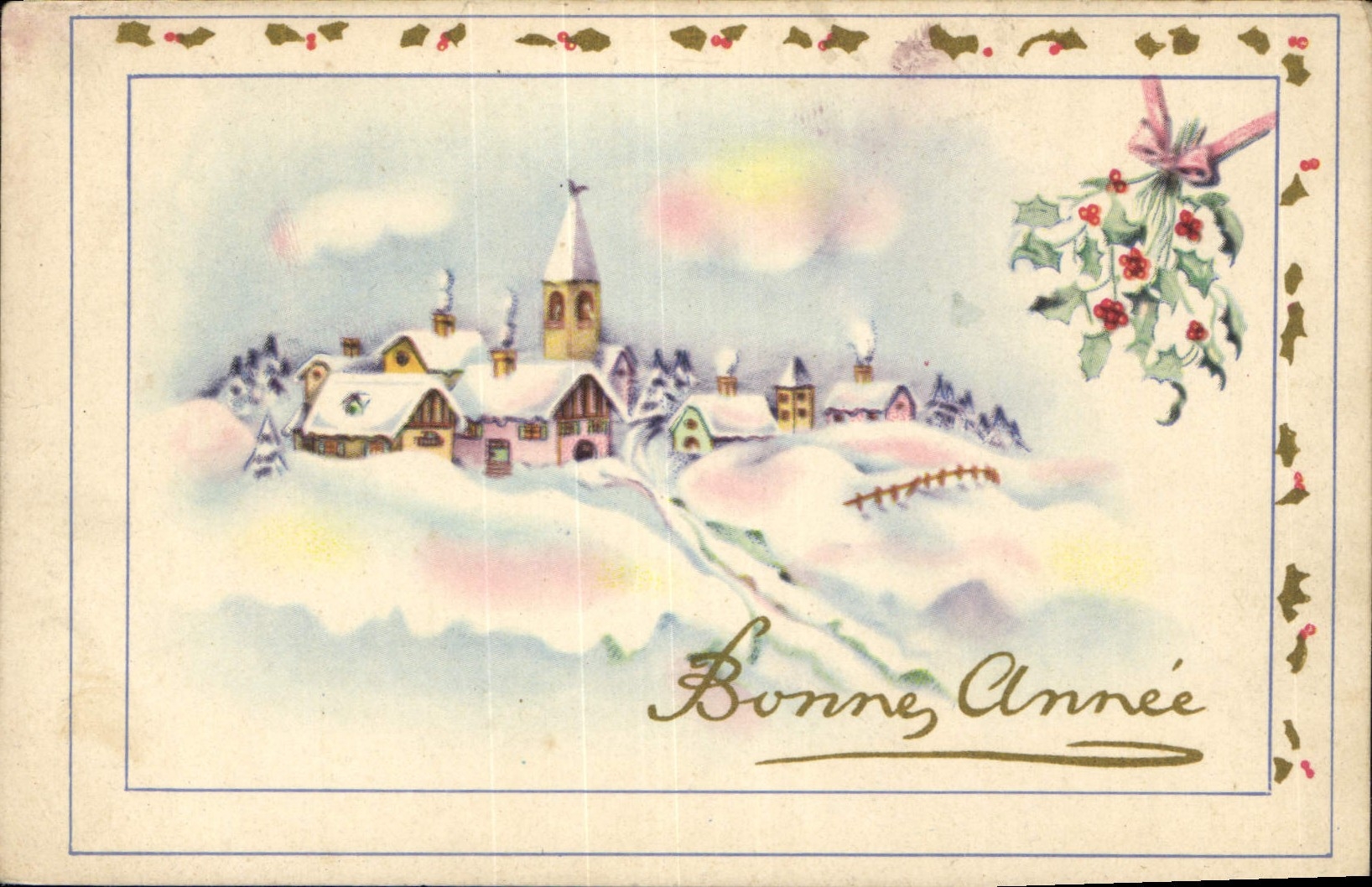 CPA Bonne Annee 