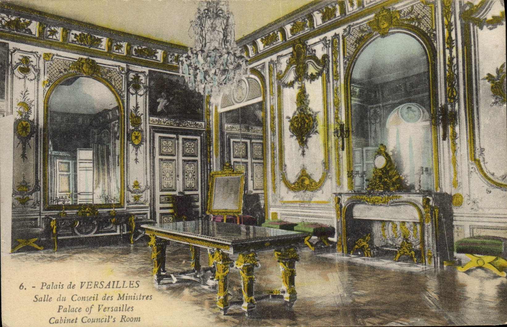 CPA Palais de Versailles Salle du Conseil des Ministres 