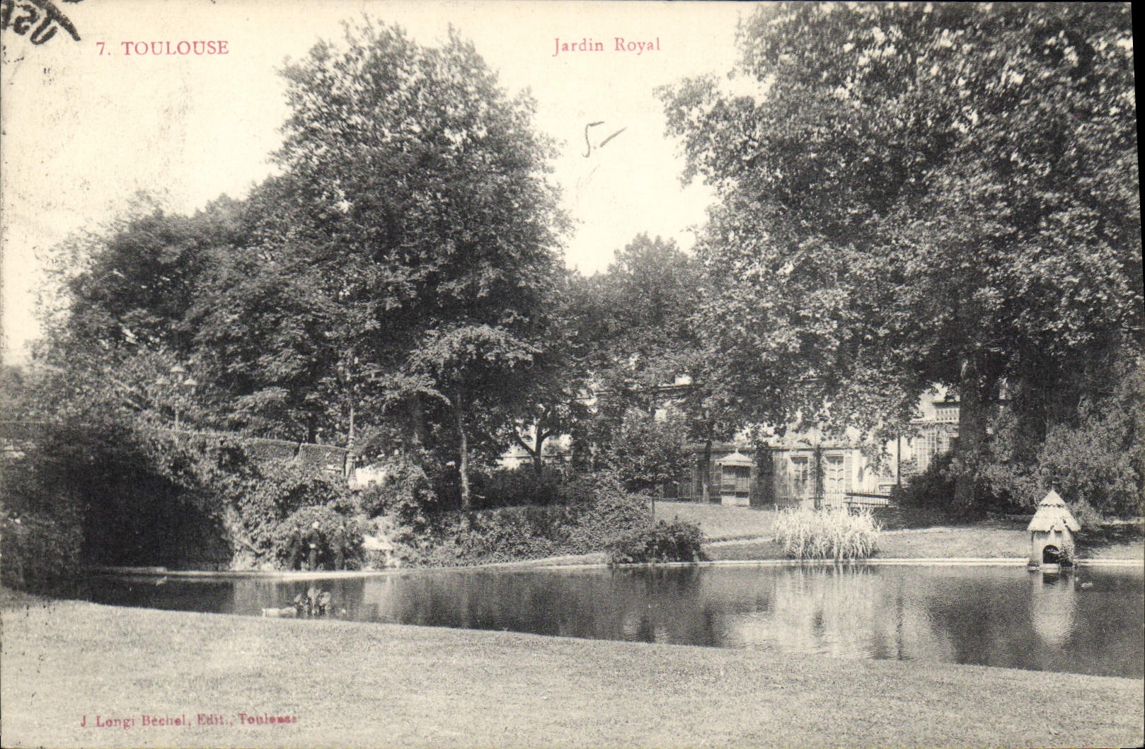 CPA Toulouse Jardin Royal 
